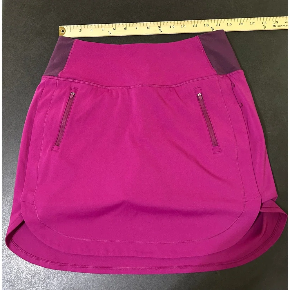 Athleta Fairway Golf Skort M Fuchsia Activewear 18
